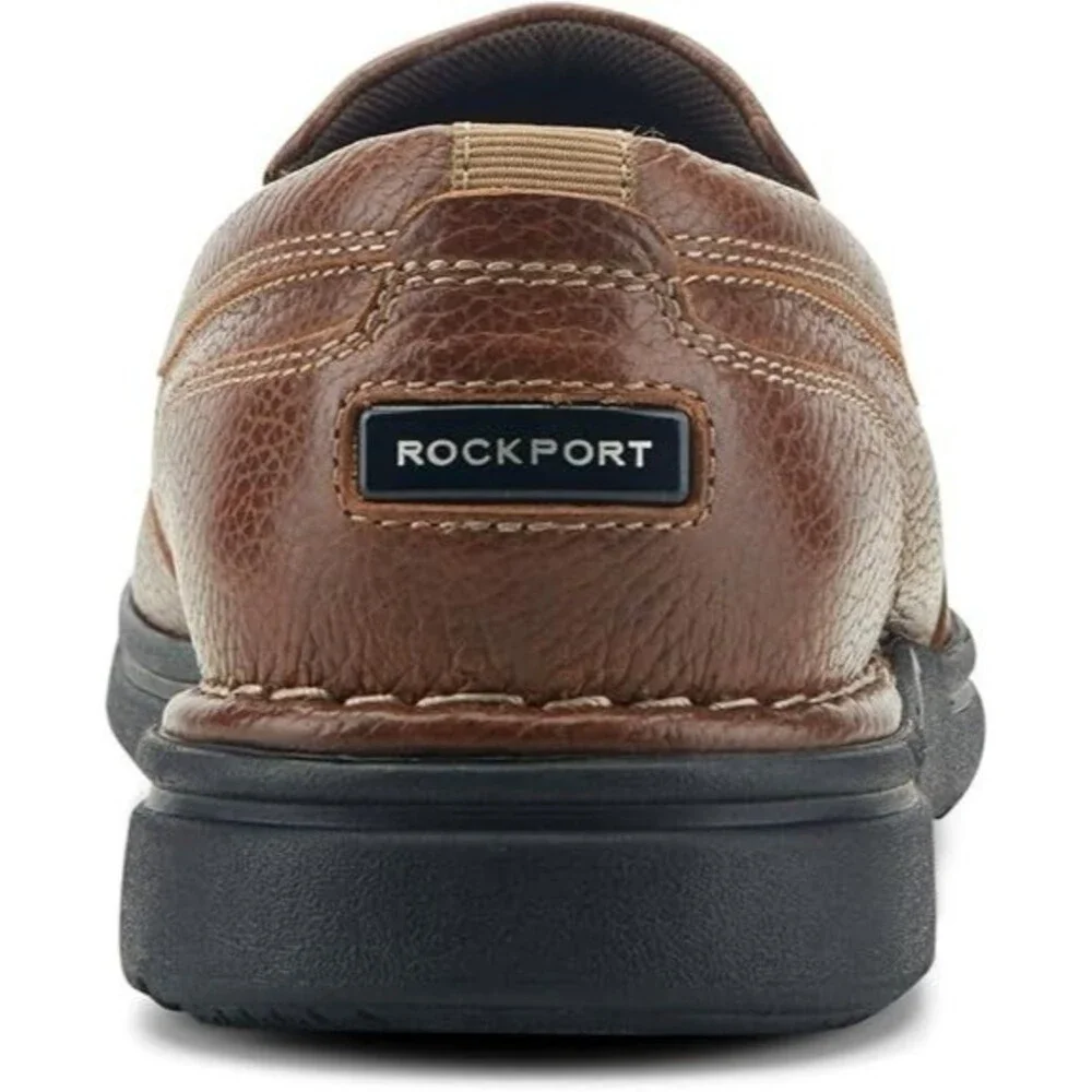 Rockport Men's Eureka Plus Slip on Loafers Size 8.5 Bridle Casual Closed Toe
